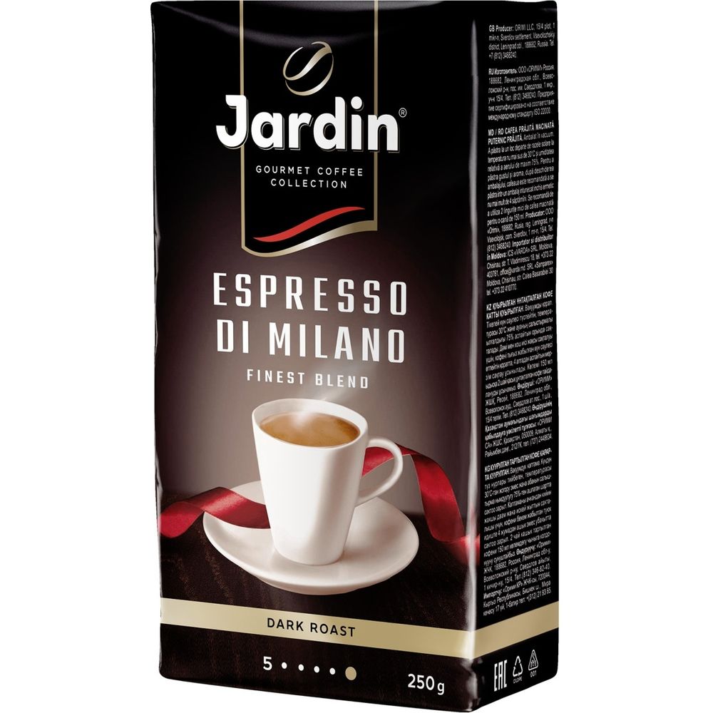 картинка Кофе JARDIN Espresso di Milano 250 г молотый от магазина Roscafe