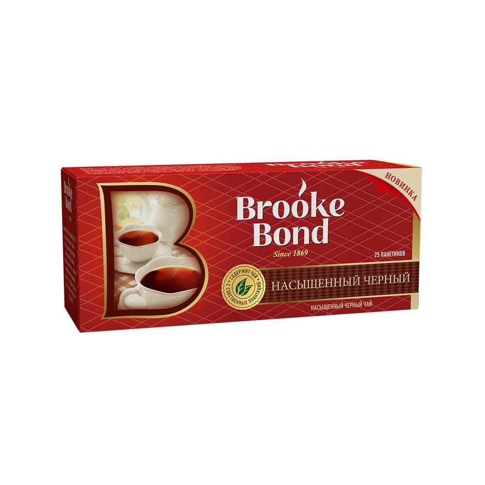 картинка Brooke Bond / Чай черный Брук Бонд 25 пакетиков от магазина Roscafe