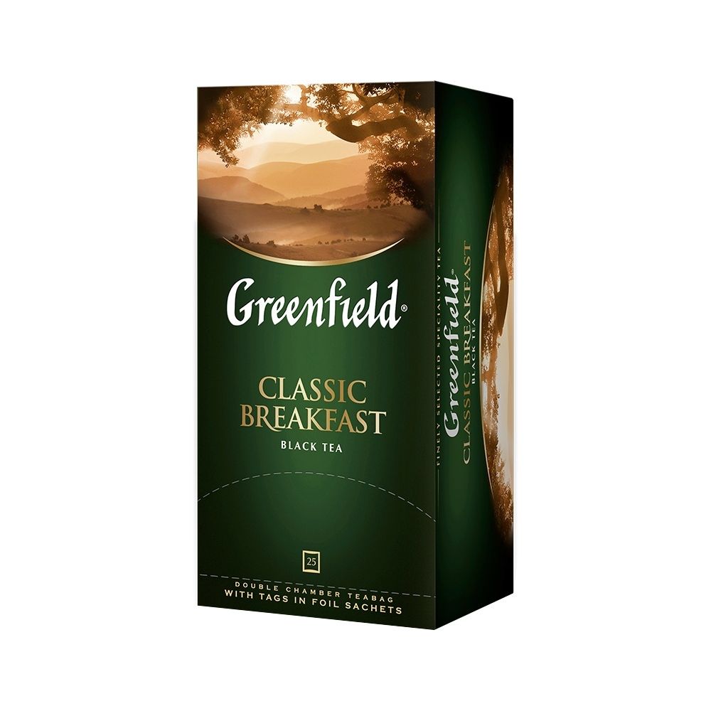 картинка Чай Greenfield  Classic Breakfast, 25 пакетиков от магазина Roscafe
