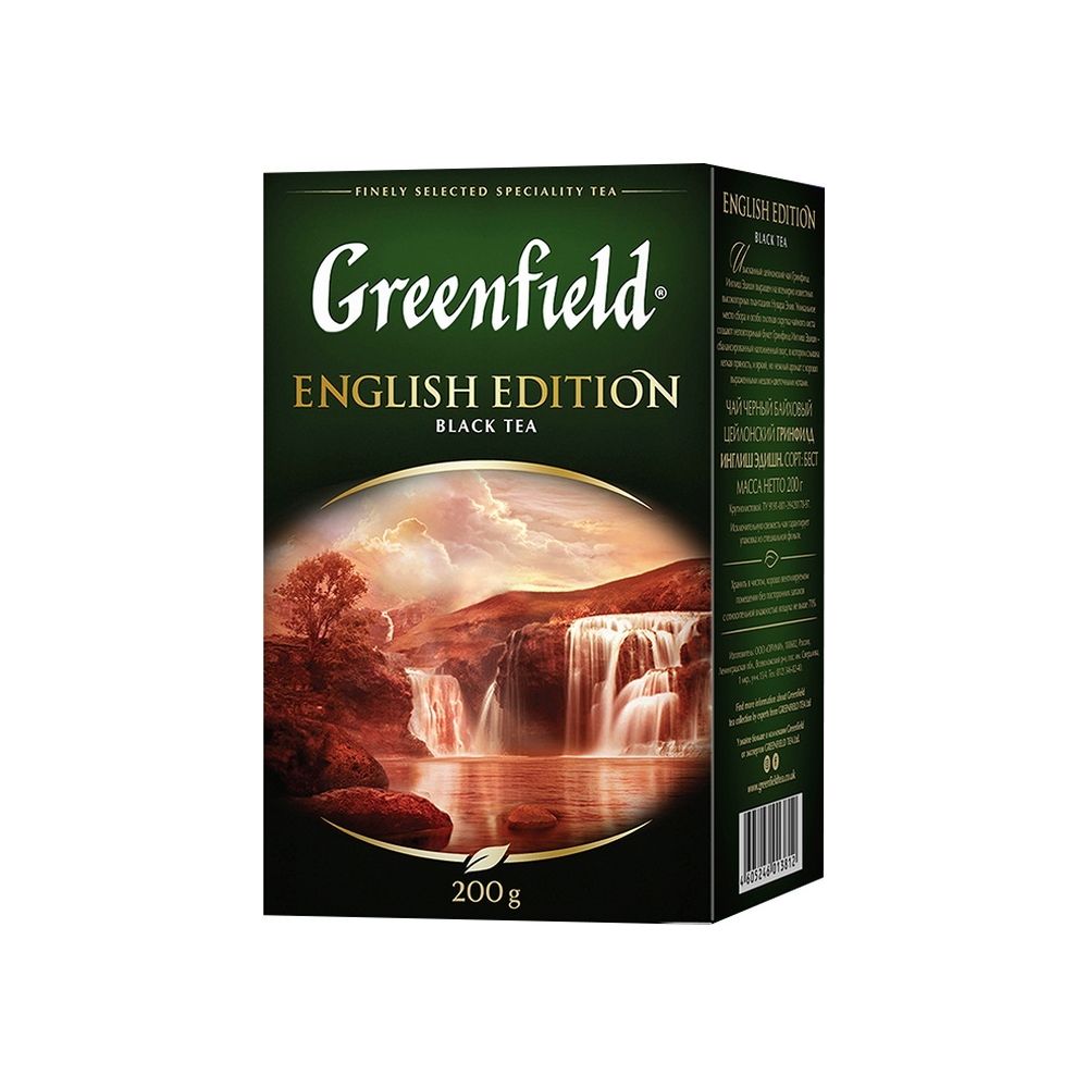 картинка Чай Greenfield English Edition / Гринфилд Английский черный листовой 200 г от магазина Roscafe