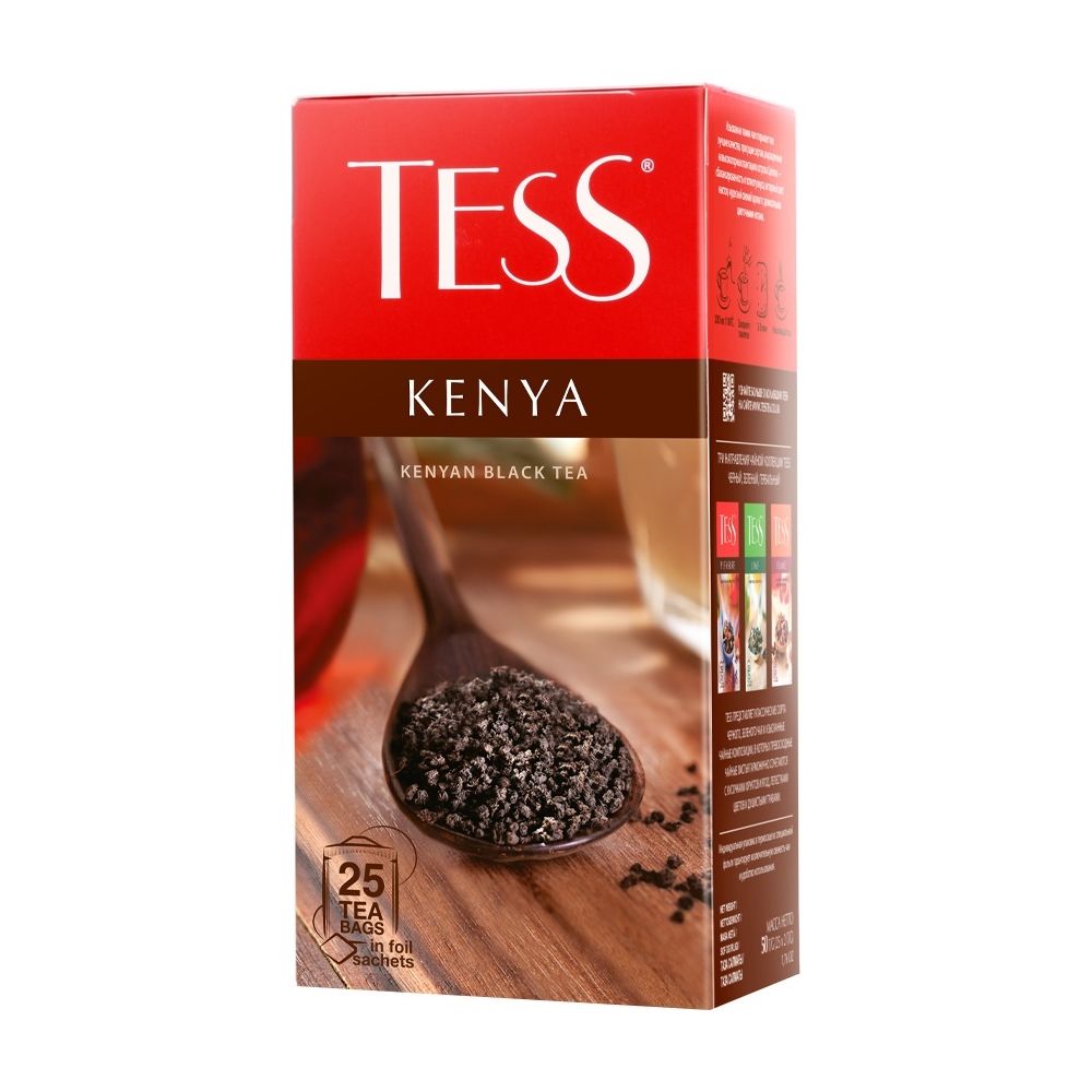 картинка Чай Tess Kenya black / черный чай Кения 25 пакетиков от магазина Roscafe