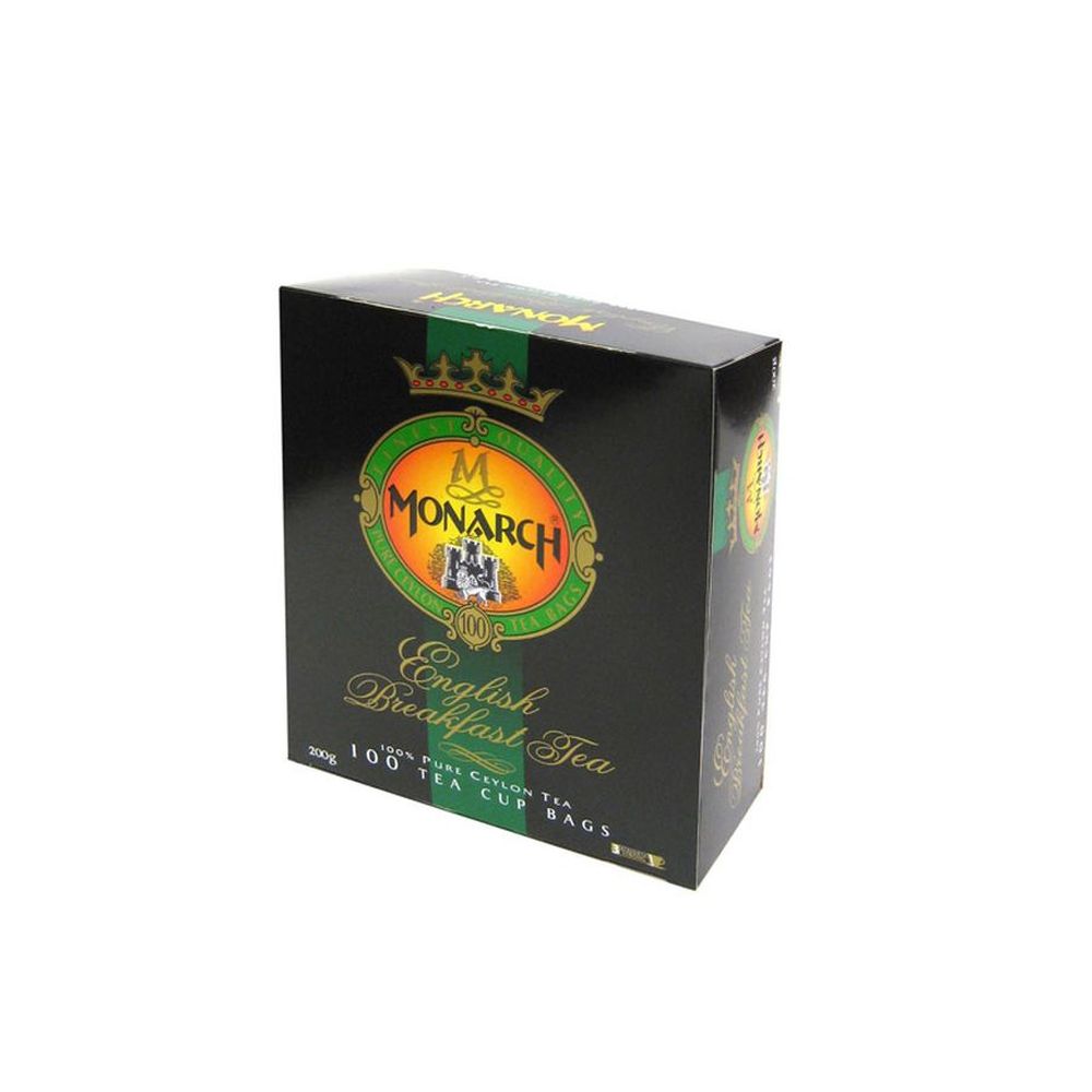 картинка Чай Monarch / Монарх черный, 100 пакетиков от магазина Roscafe