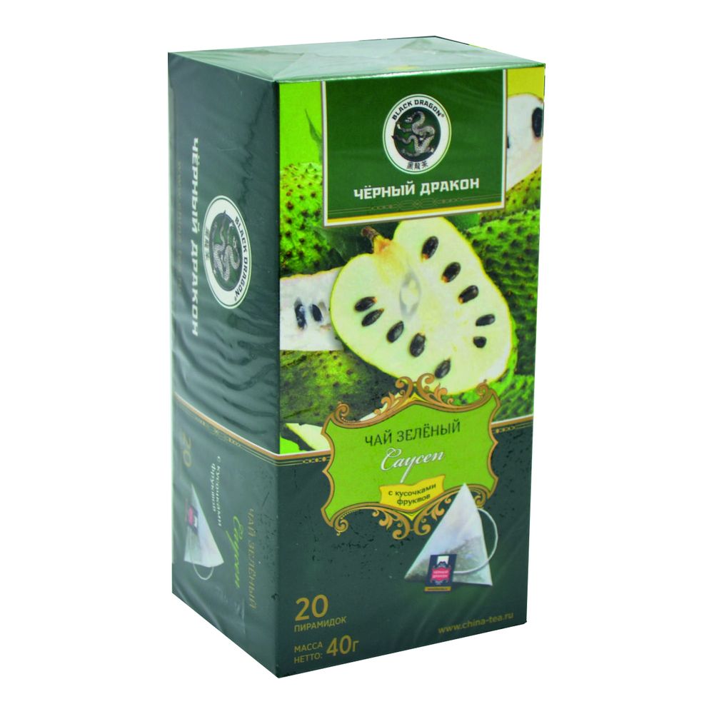 картинка Чай "Черный Дракон" зеленый Саусеп 2 г от магазина Roscafe