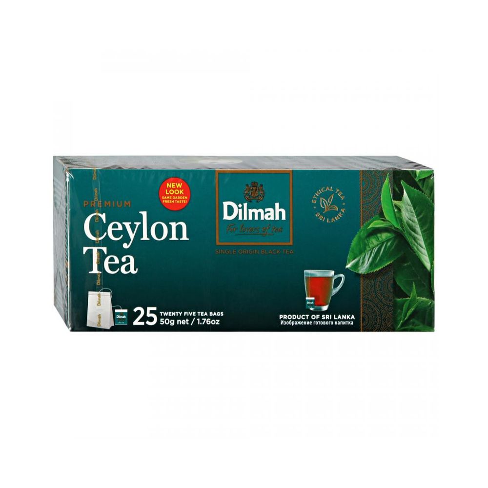 картинка Чай Dilmah Цейлонский черный чай, 25 пакетиков от магазина Roscafe