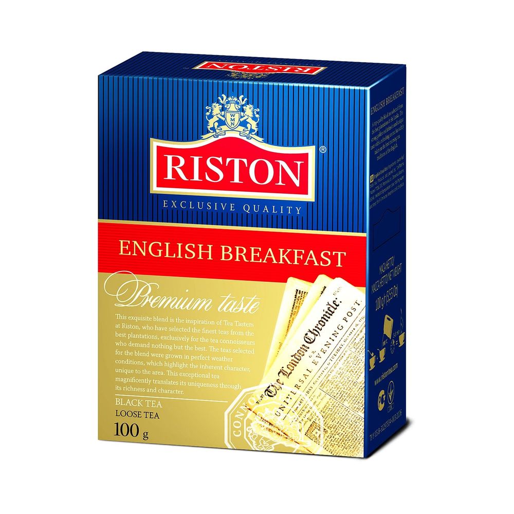 картинка Чай Riston English Breakfast / Английский завтрак, листовой 100 г от магазина Roscafe