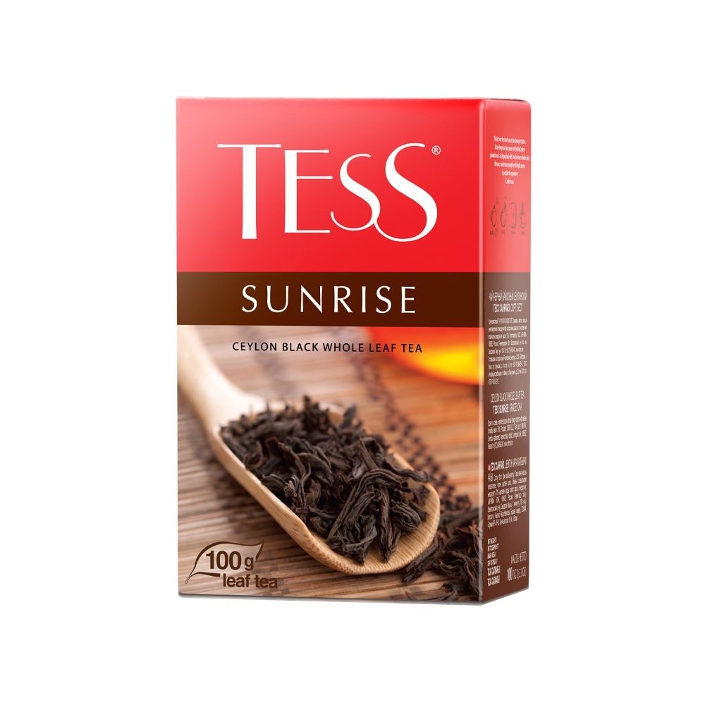 картинка Чай Tess Sunrise black / черный цейлонский листовой чай 100 г от магазина Roscafe