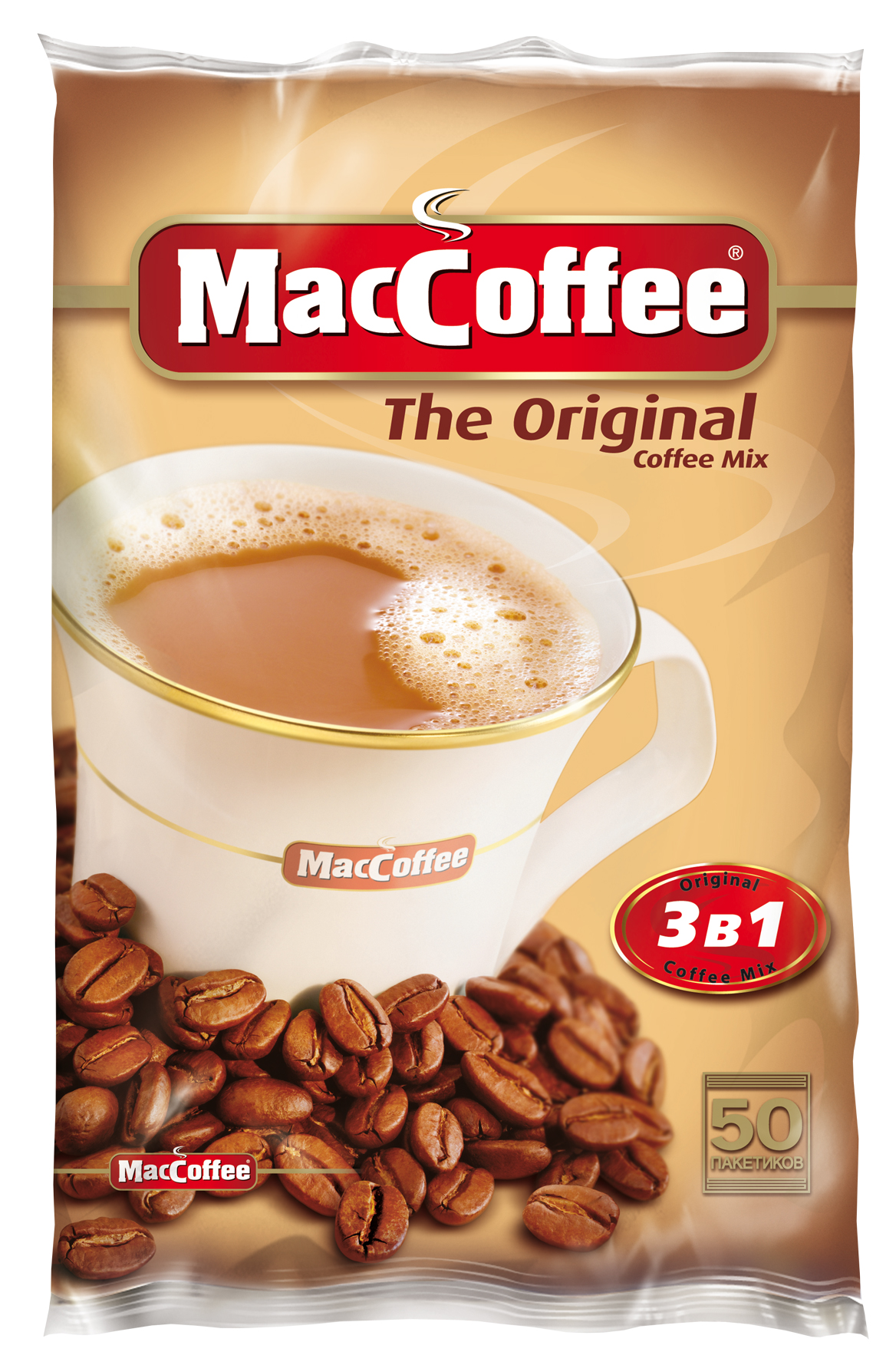 картинка Кофе MacCoffee 3в1 / МакКофе от магазина Roscafe