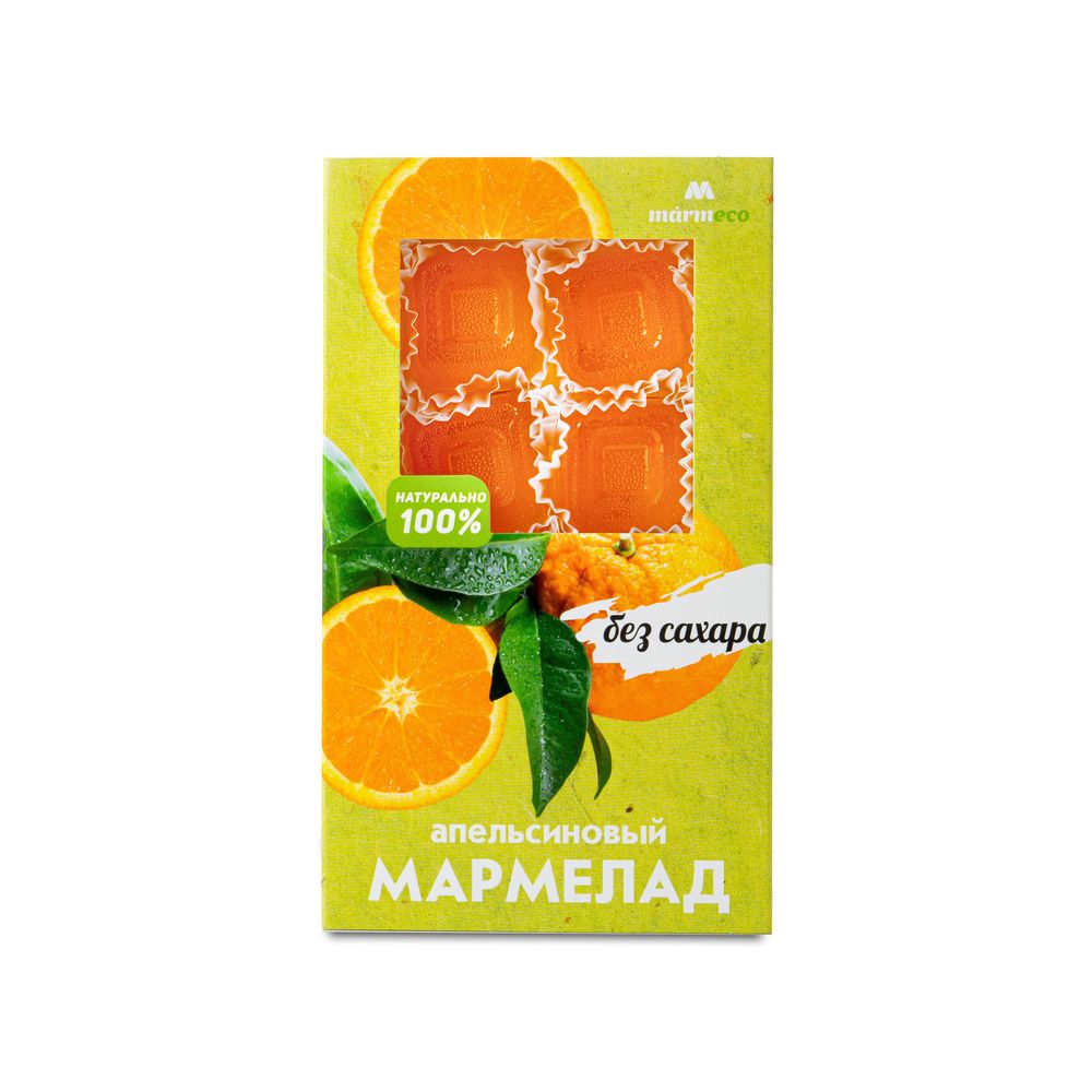 картинка Мармеко Мармелад желейный без сахара "Апельсиновый" 170 г от магазина Roscafe