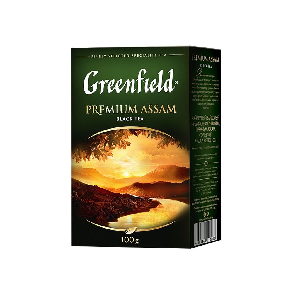 картинка Чай Greenfield Premium Assam / Гринфилд Премиум АССАМ черный, 100 г от магазина Roscafe