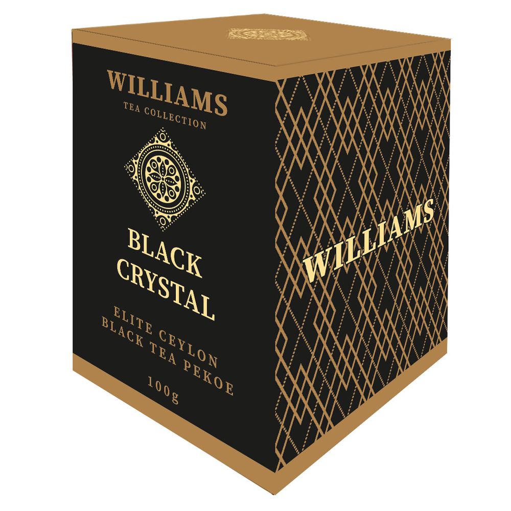 картинка Чай WILLIAMS "Black Crystal" 100 г от магазина Roscafe