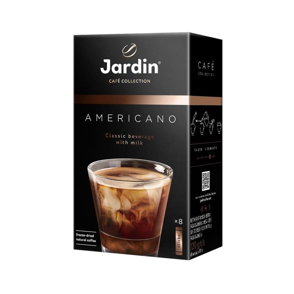 картинка Кофе "JARDIN" Американо 3 в 1 (15г.*8п.) от магазина Roscafe